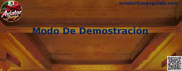 Imagen ilustrativa del Modo De Demostración de Aviator Juego para conocer sus funciones sin utilizar dinero real