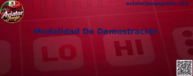 Imagen ilustrativa de la Modalidad De Demostración de Aviator Juego, con controles de práctica y seguimiento de rondas.