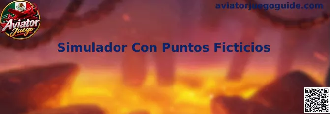 Referencia visual de un simulador de Aviator Juego con puntos ficticios y multiplicadores