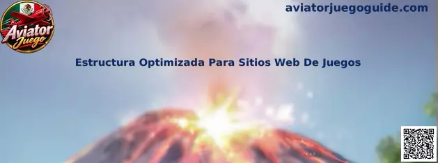 Representación de una estructura optimizada para sitios web de juegos con navegación y organización de contenidos